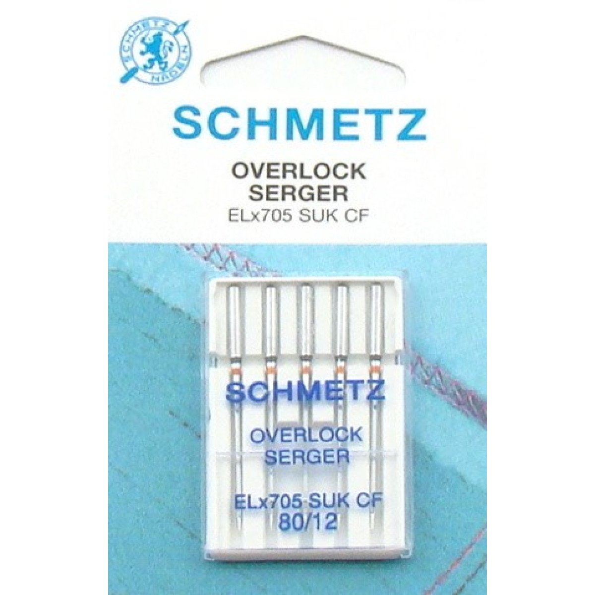 Coverlockové jehly SCHMETZ ELx705 SUK CF 80