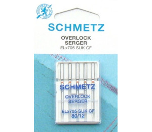 Coverlockové jehly SCHMETZ ELx705 SUK CF 80