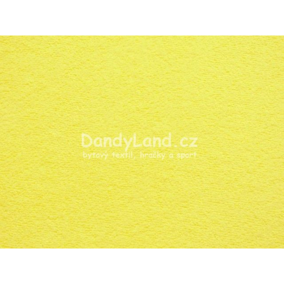 Froté prostěradlo 200x240 - č.06 kanárkové žlutá