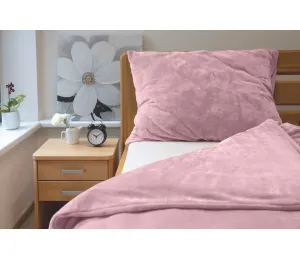 Povlečení MIKROPLYŠ UNI č.71 starorůžová