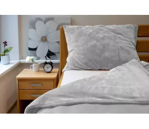 Povlečení MIKROPLYŠ UNI č.31 šedá