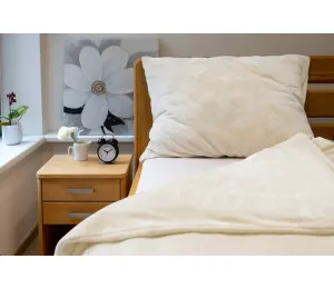 Povlečení MIKROPLYŠ UNI č.2 smetanová