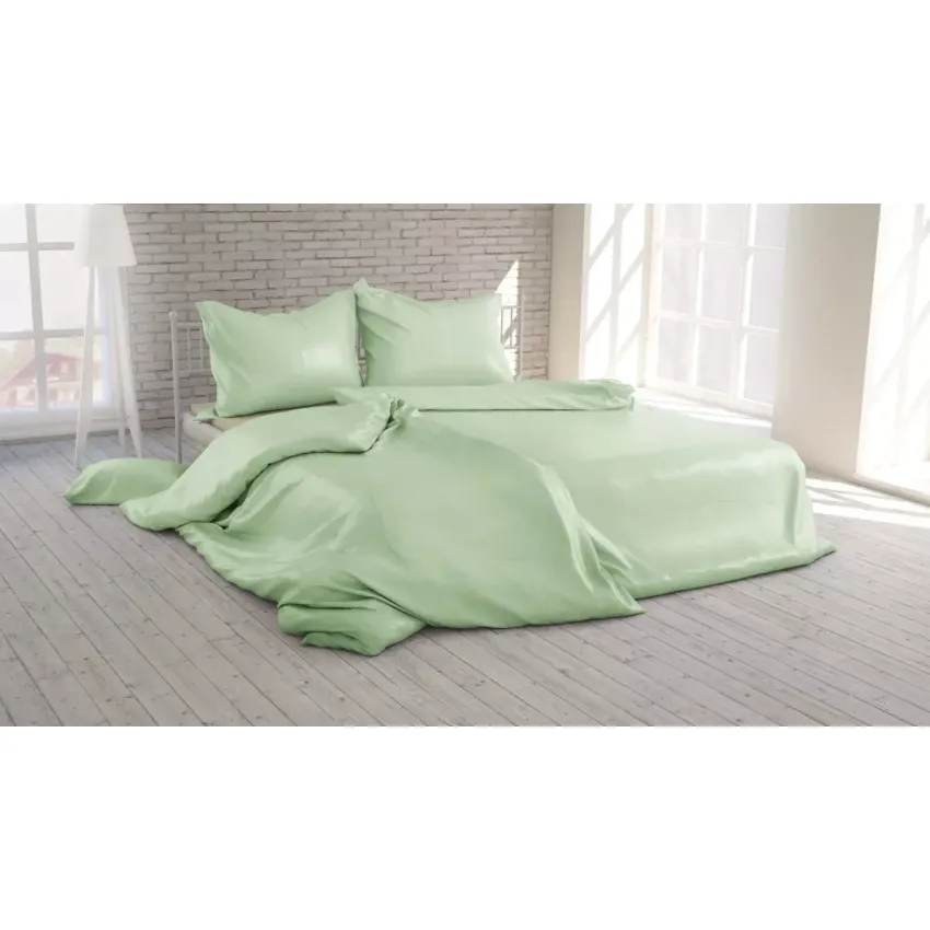 Povlečení bavlněný satén Light green 480