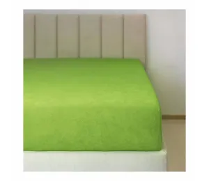 Metráž froté č.42 zelená kiwi