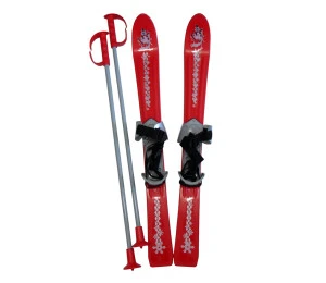 Dětské lyže Plastkon 70cm červené