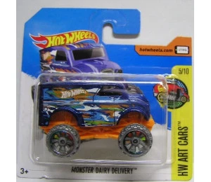 Hot Wheels angličák Monster Dairy Delivery, Art Cars 5/10