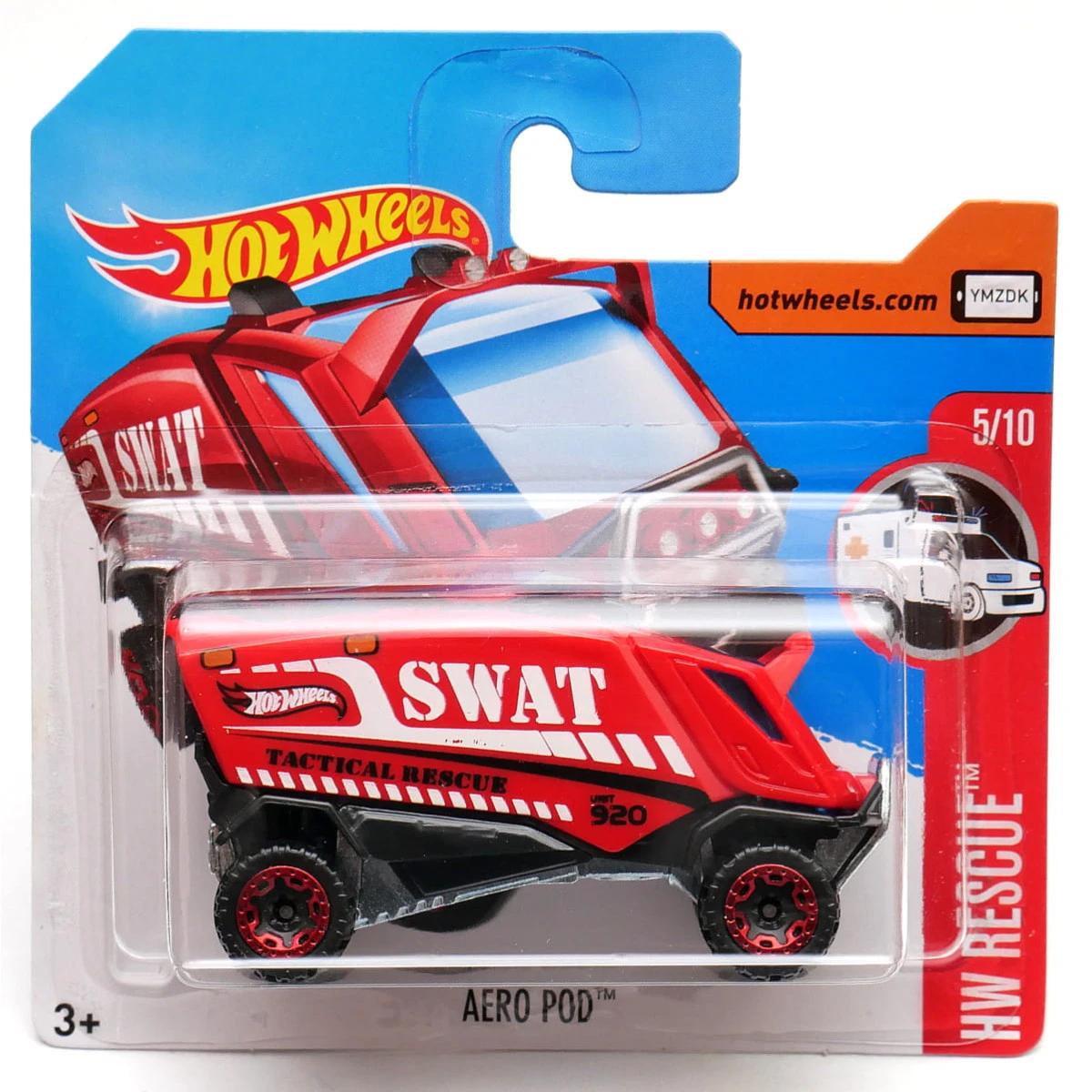 Hot Wheels angličák Aero Pod, Rescue 5/10