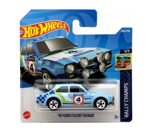 Hot Wheels angličák '70 Ford Escort RS1600, Rally Champs 5/5