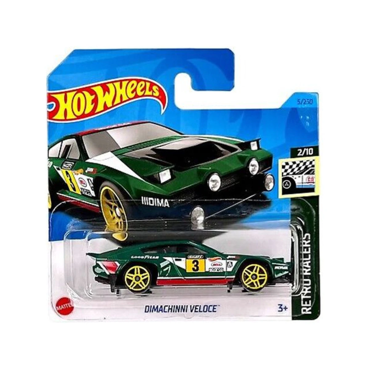 Hot Wheels angličák Dimachinni Veloce, Retro Racers 2/10