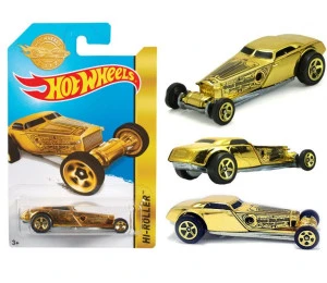 Hot Wheels speciální edice zlatý angličák Hi-Roller