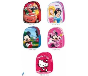 Batoh DISNEY 30 cm Cars Princezny Mickey Mouse Minnie Hello Kitt