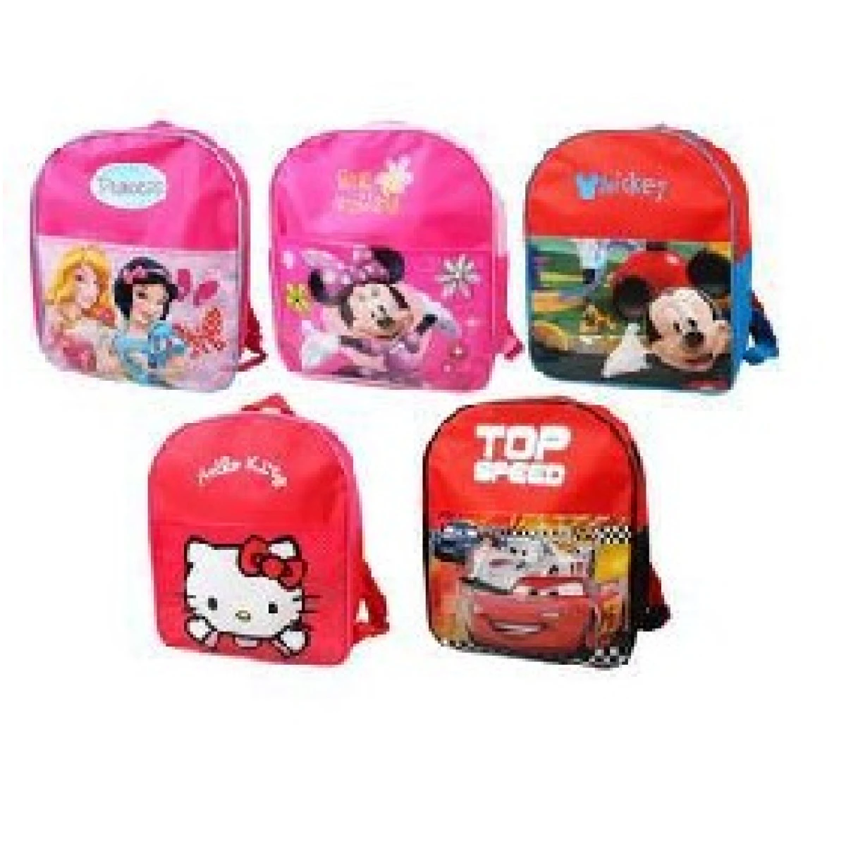 Batoh pro děti Disney Cars Mickey Hello Kitty Minnie Mickey Mous