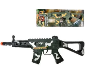 Samopal dětský 40 cm na setrvačník 2 barvy