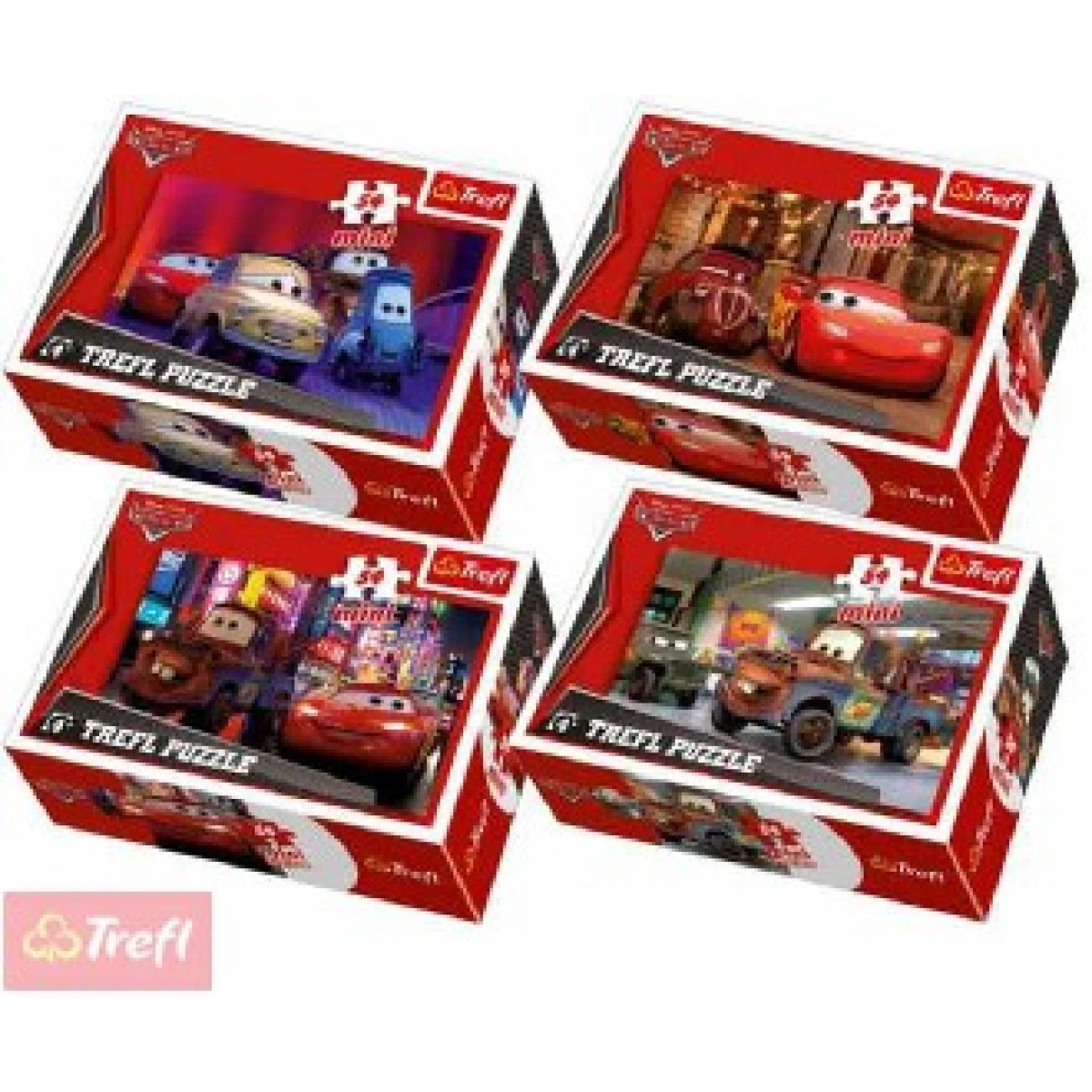 TREFL PUZZLE 54 dílků Cars 2 mini 154107