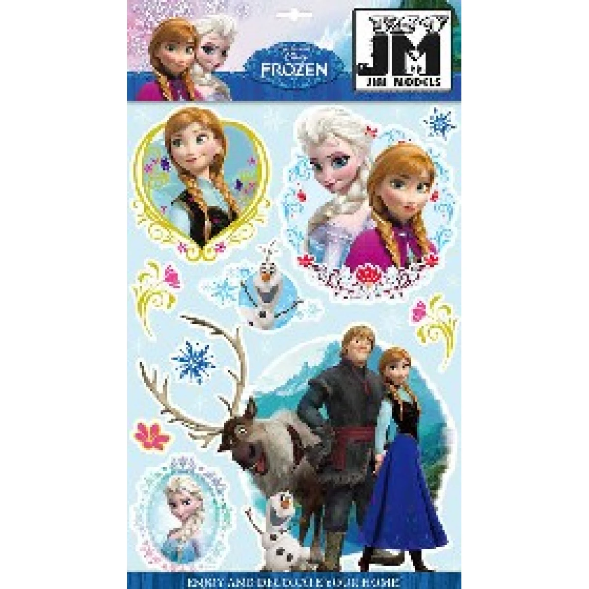JIRI MODELS 3D Samolepky na zeď FROZEN (Ledové Království)