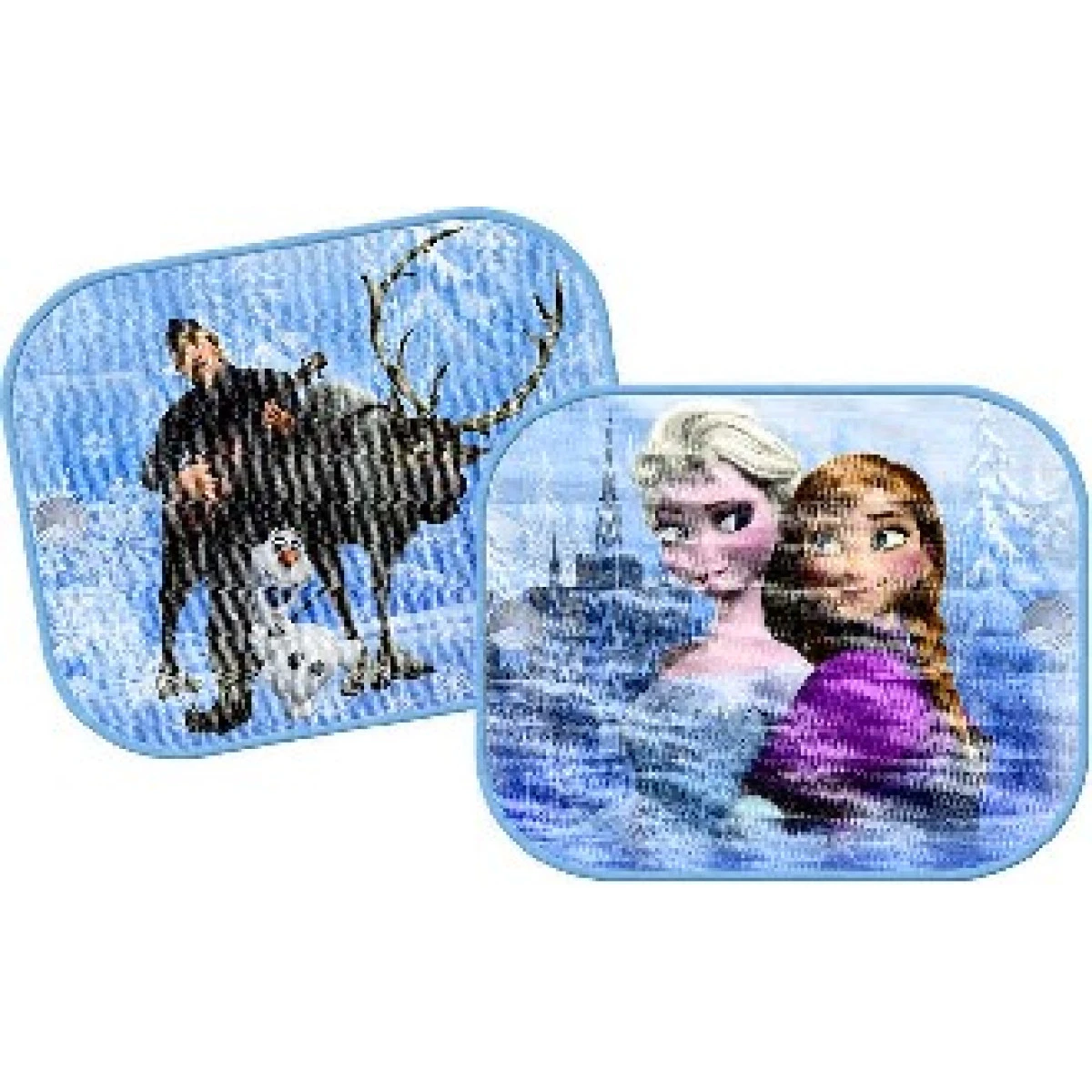 Stínítka do auta sada 2 clony na boční sklo Frozen (Ledové Králo