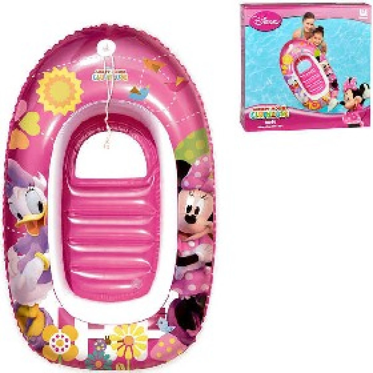 BESTWAY Raft nafukovací s Minnie Daisy 112 x 74 cm Do vody