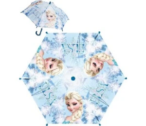 Deštník dětský Frozen Elsa modrý manuální skládací (Ledové Králo