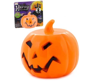Party Dekorace Halloween dýně 11cm dospělá svítidlo na baterie S