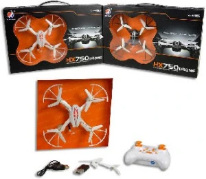 Dron HX750 s kamerou a foťákem 17cm na dálkové ovládání 2,4GHz U