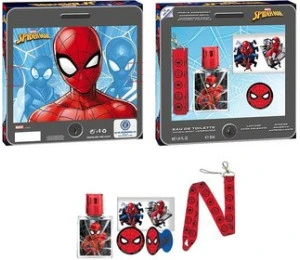 SPIDERMAN Toaletní voda dětská 30ml set se samolepkami a doplňky