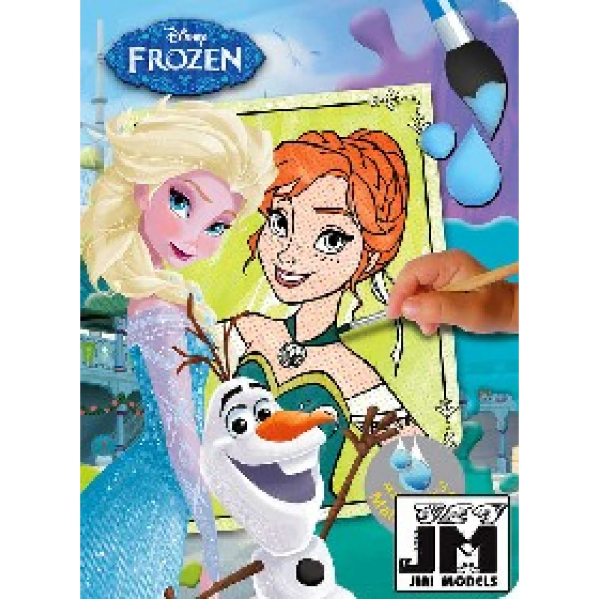 JIRI MODELS Omalovánky maluj vodou A4 Frozen (Ledové Království)
