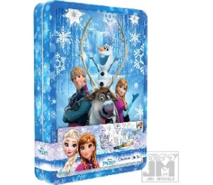JIRI MODELS Kreativní plechovka FROZEN set s plakátem a samolepk