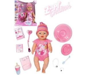 ZAPF BABY BORN Panenka interaktivní 43cm miminko s doplňky umí j