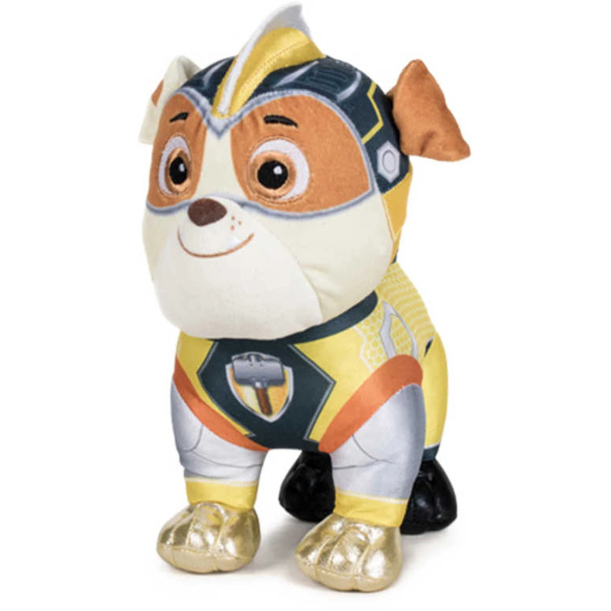 PLYŠ Rubble 37cm Tlapková patrola Super Mighty Pups *PLYŠOVÉ HRA