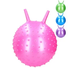 Nafukovací skákací míč 40cm hopsadlo s výstupky - modrý