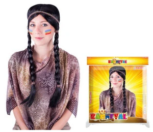 KARNEVAL Paruka indiánská RYBANA dospělá KARNEVALOVÝ DOPLNĚK