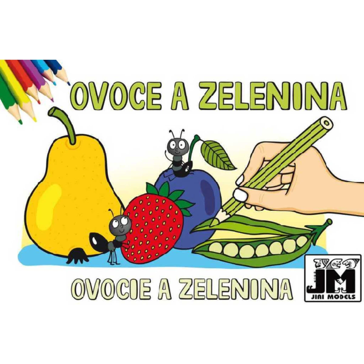 JIRI MODELS Omalovánky A5 OVOCE A ZELENINA
