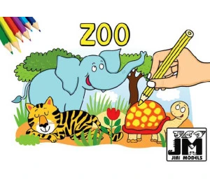 JIRI MODELS Omalovánky A5 ZOO