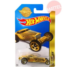 MATTEL Hot Wheels zlaté autíčko 8cm angličák 1:64 Hi-Roller na k