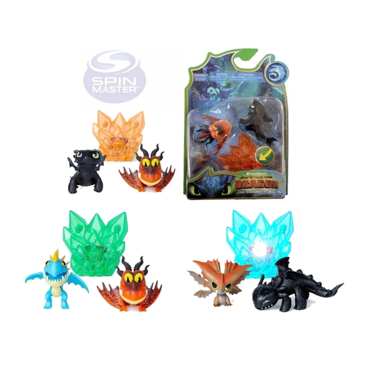 SPIN MASTER Drak figurka Jak vycvičit draka 3 set 2ks s doplňkem