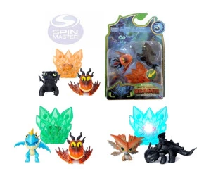 SPIN MASTER Drak figurka Jak vycvičit draka 3 set 2ks s doplňkem