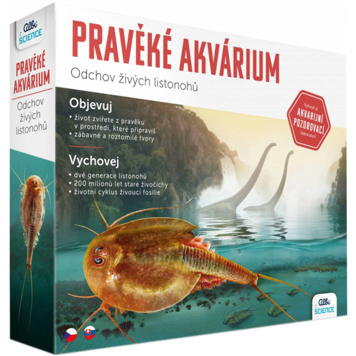 ALBI Pravěké akvárium experimentální vědecký set odchov živých l
