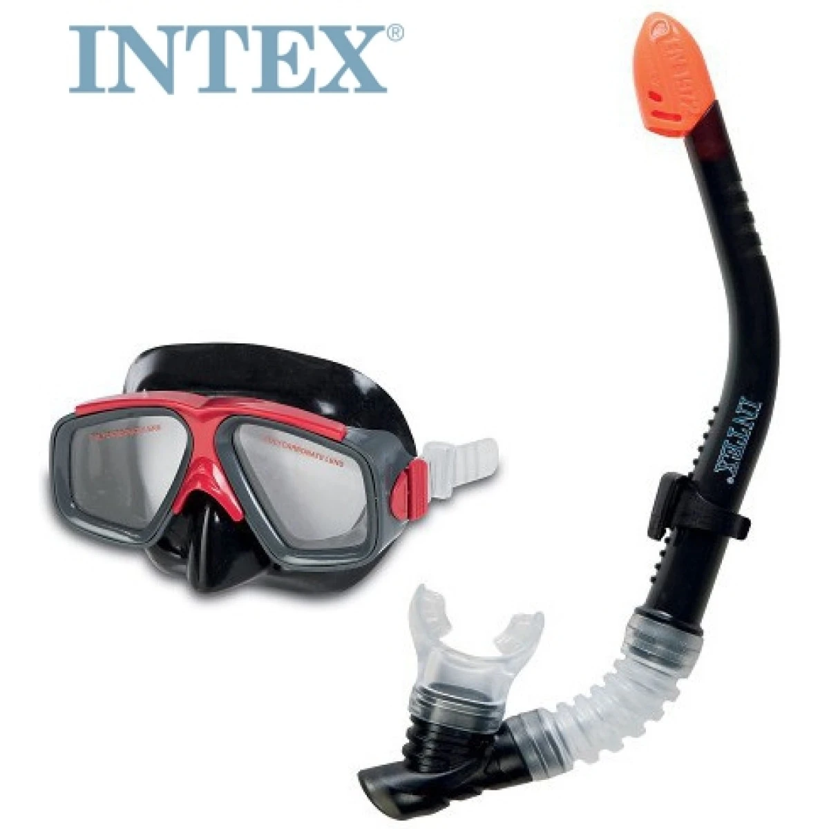 INTEX Potápěčské BRÝLE A ŠNORCHL od 8 let na potápění do vody