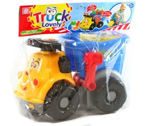 Auto baby veselé nákladní 26cm set s kostkami sklápěčka s obliče