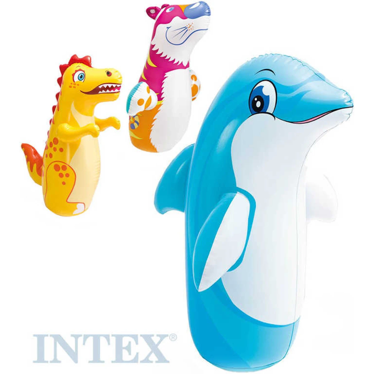 INTEX Pytel nafukovací zvířátko boxovací 91x61cm s vodní záteží 