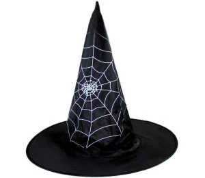KARNEVAL Klobouk Čaroděj s pavučinou *KARNEVALOVÝ DOPLNĚK*