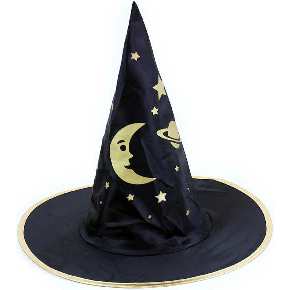 KARNEVAL Klobouk čarodějnický černý Halloween *KARNEVALOVÝ DOPLN