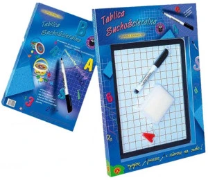 ALEXANDER Tabulka magnetická na malování set s fixem a houbičkou