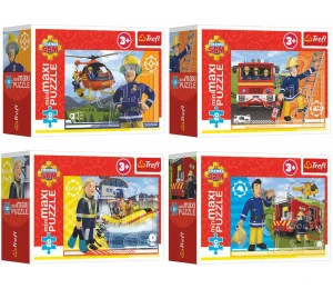TREFL PUZZLE MiniMaxi Hrdinský Požárník Sam 22x16cm 20 dílků 4 d