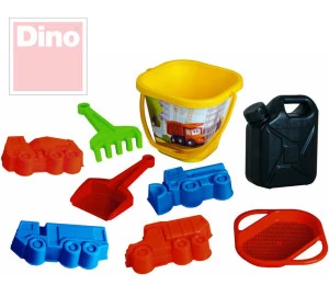 DINO Tatra velký set 9ks na písek kyblík s kanystrem a bábovička