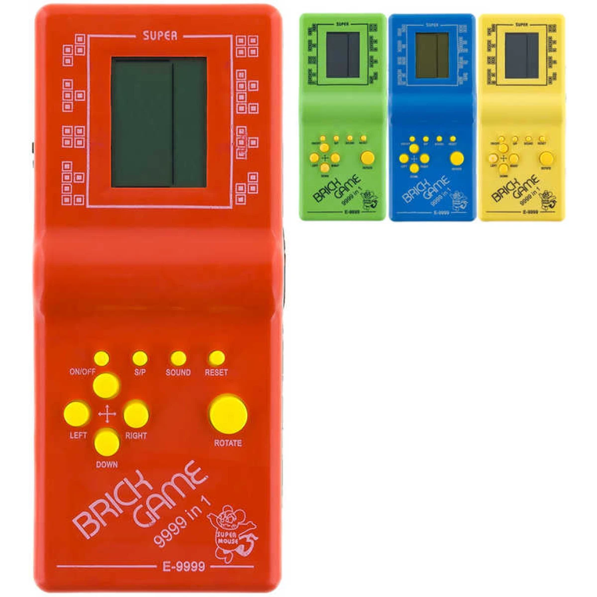 Retro hra postřehová elektronická konzole Kvadrix na baterie Tet
