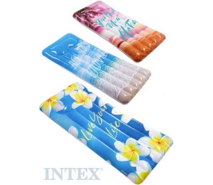 INTEX Lehátko nafukovací Letní inspirace 178x84cm matrace na vod