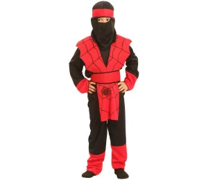 KARNEVAL Šaty NINJA pavouk vel. S (110-120 cm) 4-6 let KOSTÝM