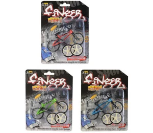 Fingerbike BMX kolo prstové + náhradní kola s doplňky různé barv