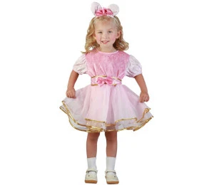 KARNEVAL Šaty KRÁLÍK RŮŽOVÝ vel. XS (92-104 cm) 3-4 let KOSTÝM